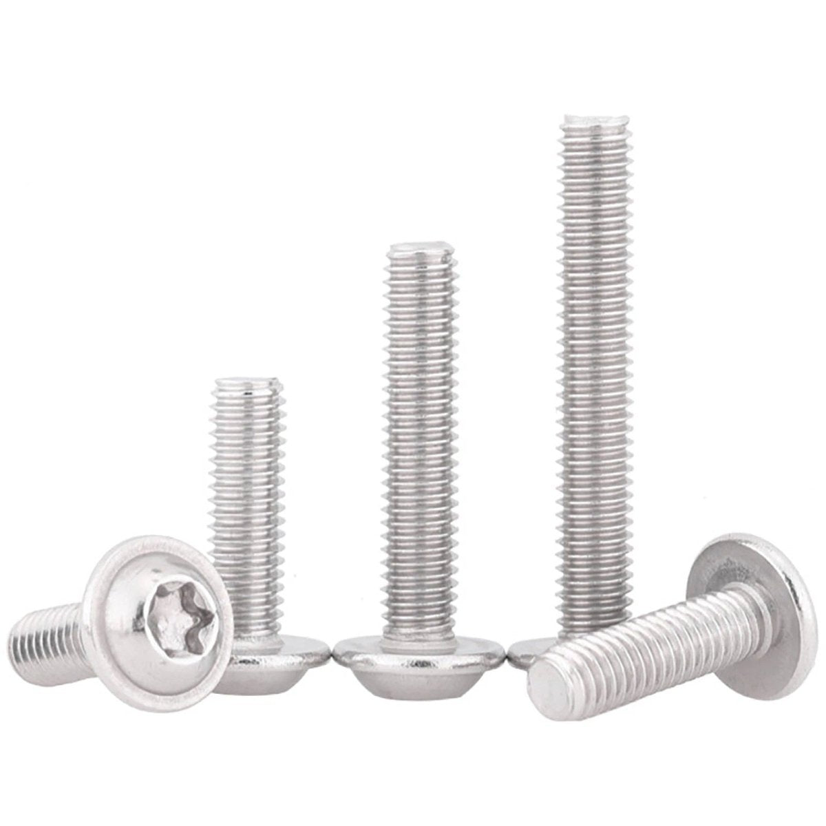 Torx Flanged Button Head Screws — 18 - 8 Stainless Steel, ISO 7380 - 2, M2 to M8 - HomeDIYer