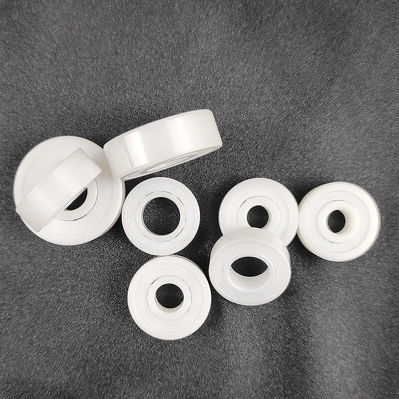 ZrO2 Ceramic Deep Groove Ball Bearing Double Shield 2RS Zirconia Roller Bearings