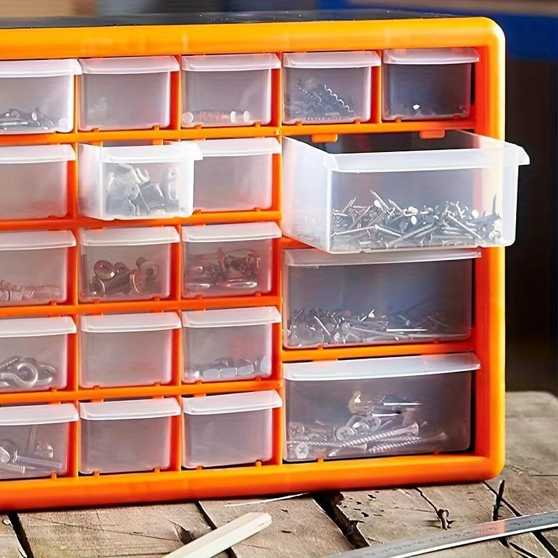 Hard Plastic Organizing Boxes Tool Parts Screw Storage Box Tool Chest Drawers Working Professional Home Tools Packaging