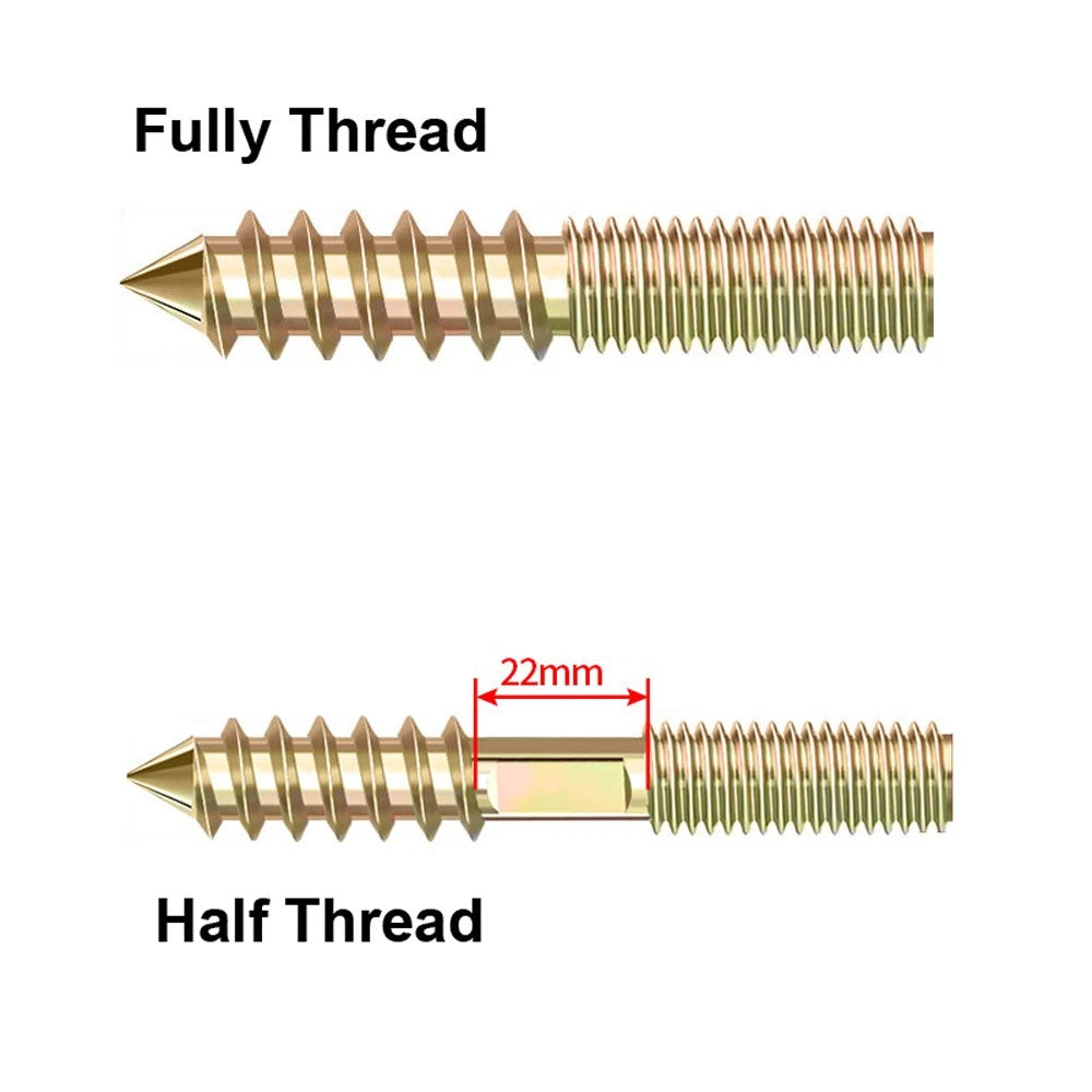 Galvanized Double-Ended Threaded Studs M4 M5 M6 M8 M10, Fully & Half Thread