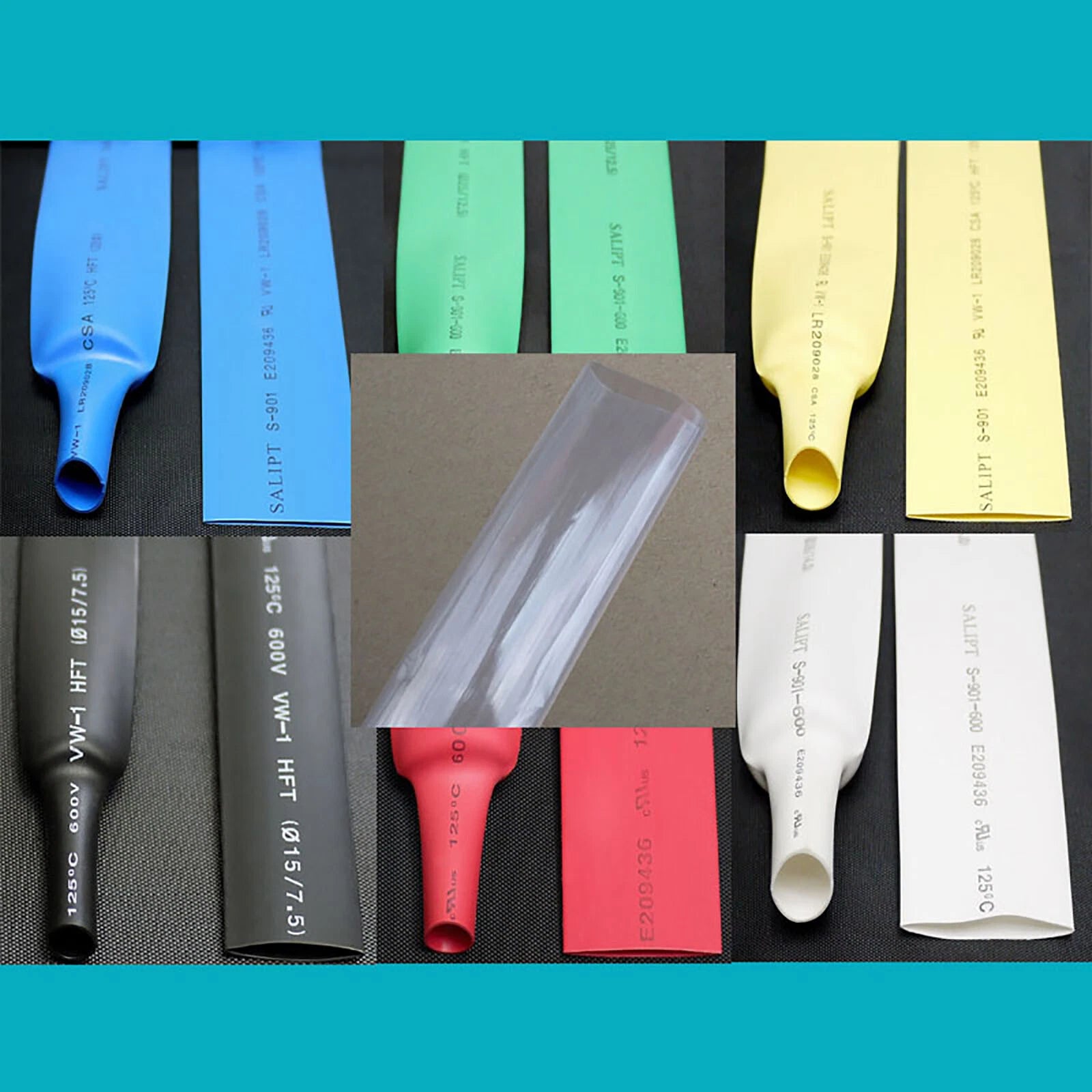 Heat Shrink Tube 2:1 Ratio – Multi-Color & Multi-Size Electrical Cable Sleeving