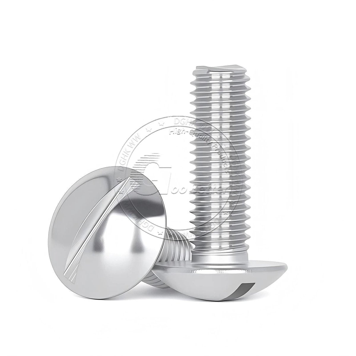 A2 Stainless Steel Mushroom Head Slotted Machine Screws — M2 to M8, Multiple Lengths - HomeDIYer