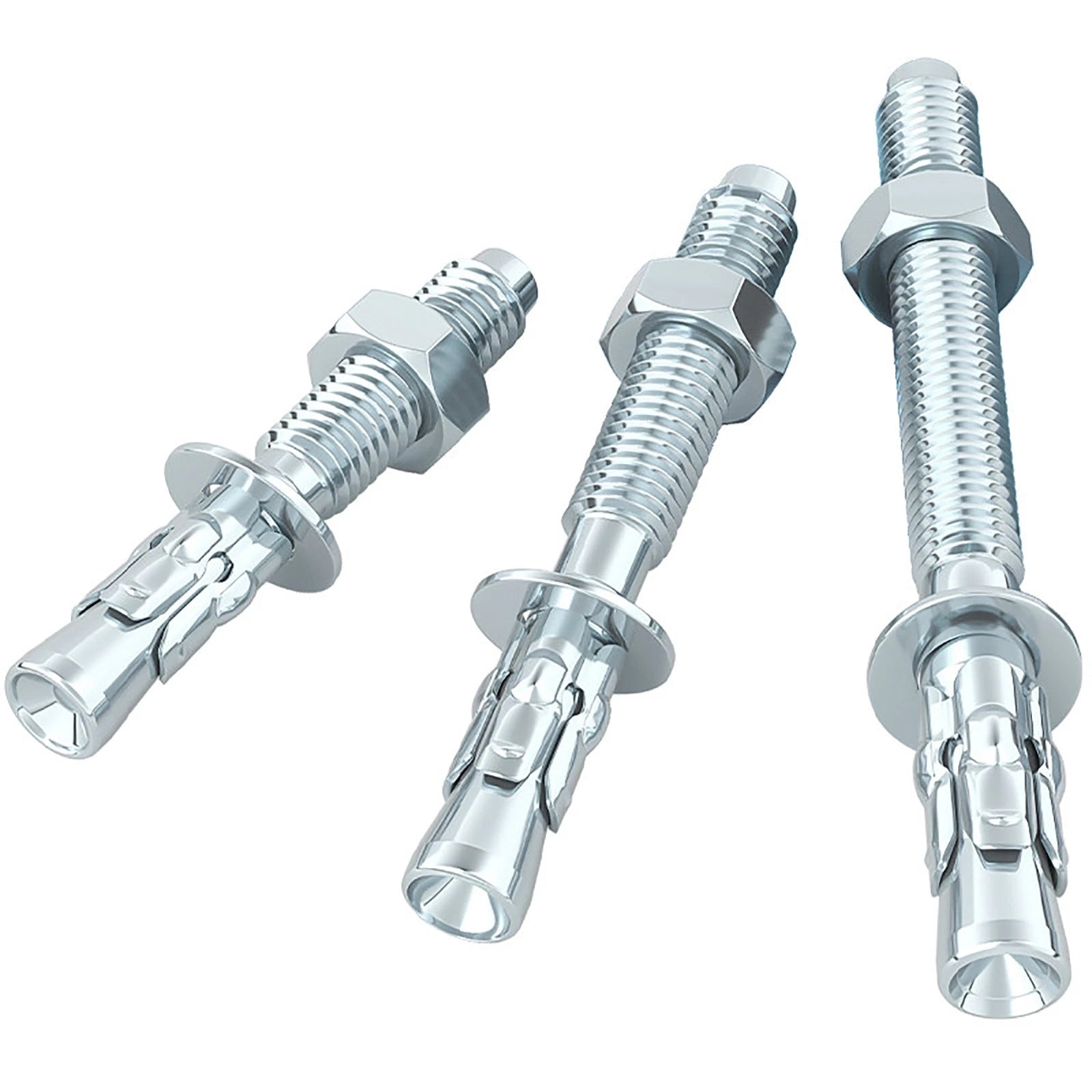 Galvanized Through Bolts Expansion Anchor Bolts M6–M24 | Wall Anchoring