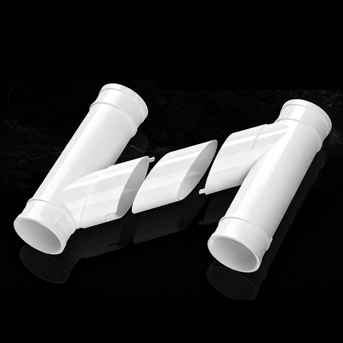 PVC Drain Pipe Connector Split-type Drainage Tube Fittings Interconnecting Pipe