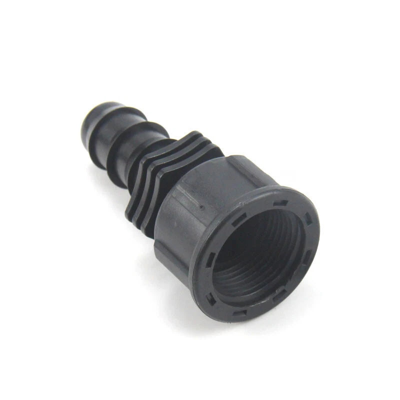 Internal Thread Straight Joint Tube Hose Pipe Plastic Tube Connector 13mm 16mm