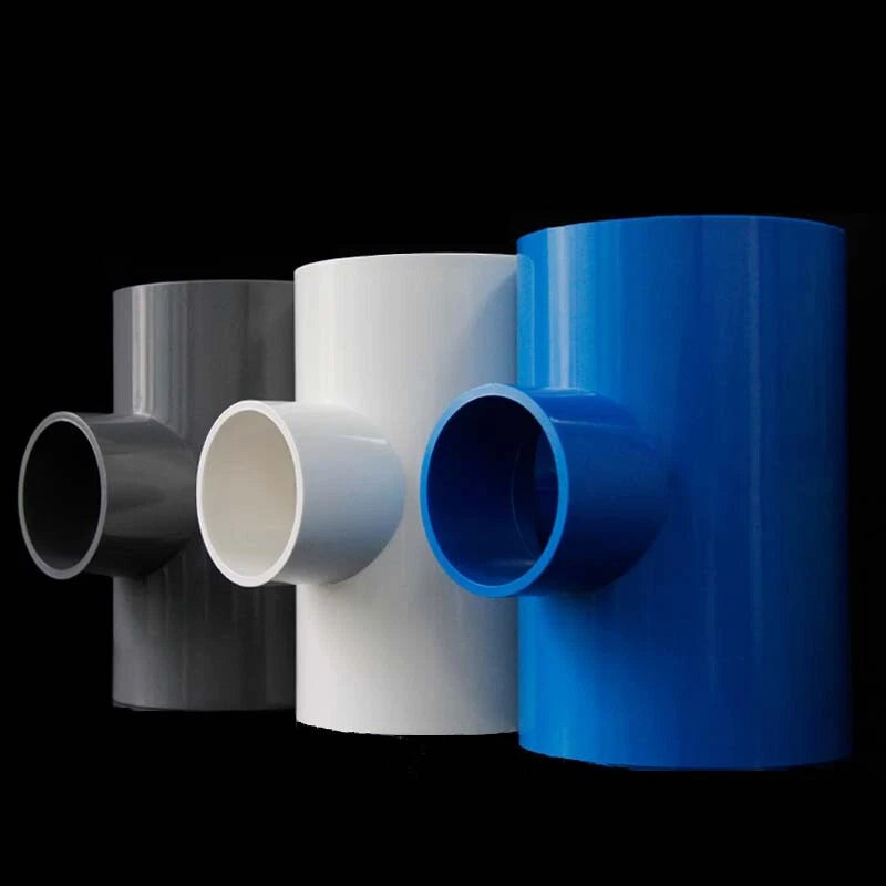 Reducing Tee Pipe Connector PVC Fittings T Type 3 Way Adaptor 20mm-160mm