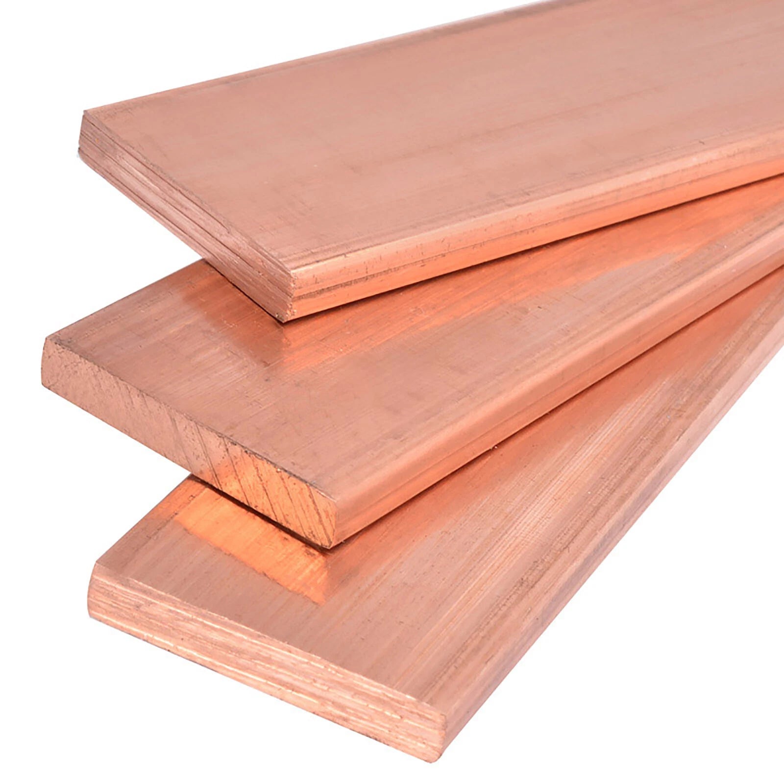 T2 Pure Copper Flat Bar Plate 2-60mm Thick, 20mm-60mm Wide, 100mm/200mm Length