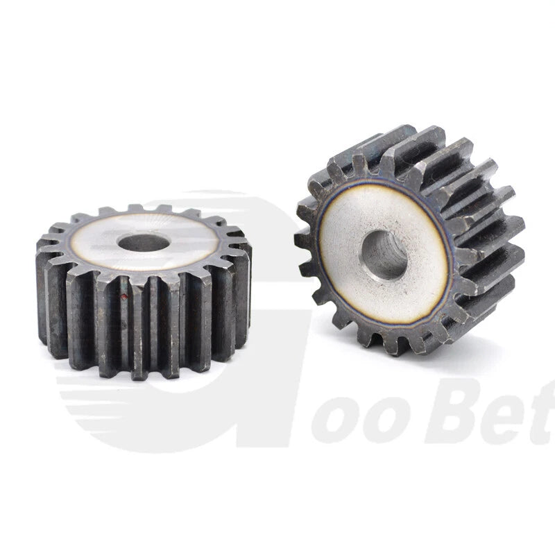 Module 5 Spur Gear C45 Steel 12 to 40 Tooth Motor Pinion Cogwheel Hardened Flat