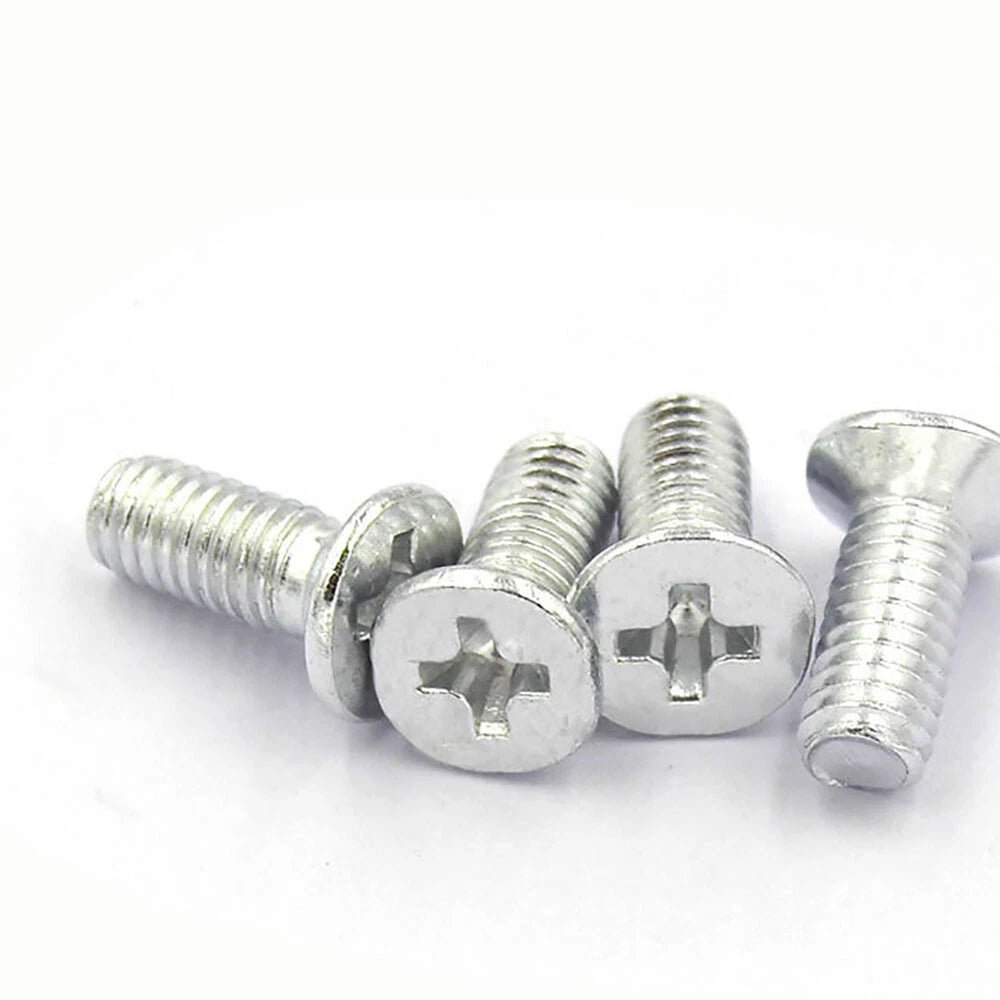 M5 Countersunk Head Phillips Machine Screws | Zinc Plated | Flat Head | 8–20mm - HomeDIYer