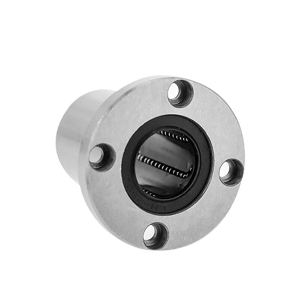 LMF6UU - LMF80UU Round Flange Router Shaft Linear Bushing Bearings Bore 6mm-80mm