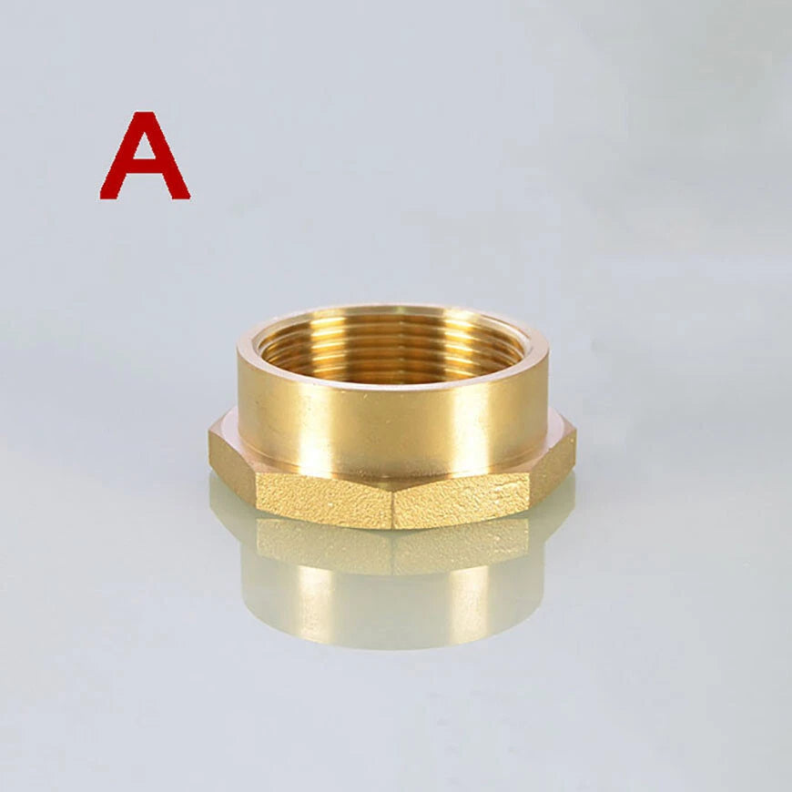 Brass Octagonal Blanking Plug — Male & Female Pipe End Cap | 1-1/4" 1-1/2" 2"