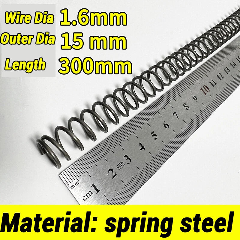 Compression Spring Various Size 2-60mm Diameter & 300mm Length Pressure Small