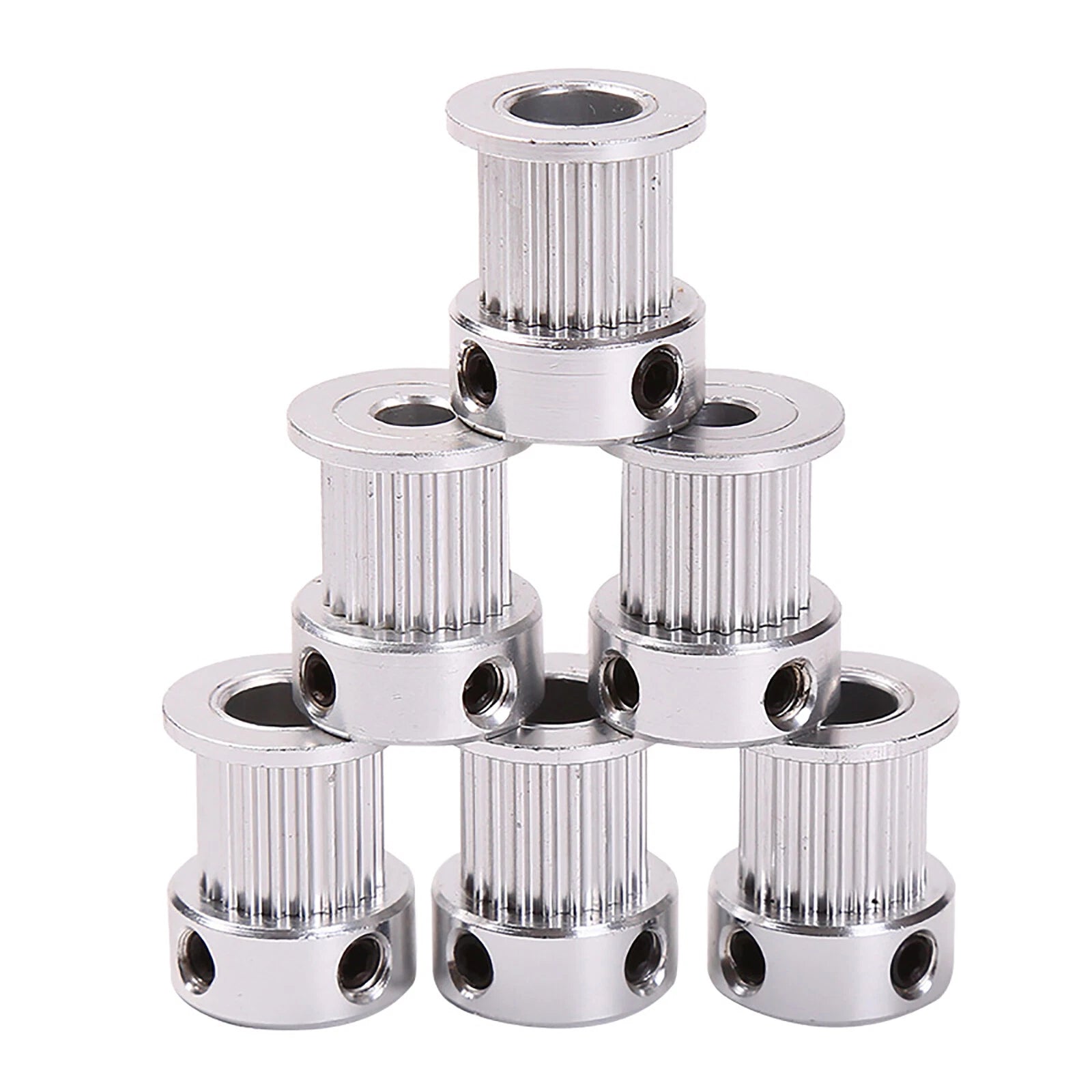 GT2 Timing Belt Pulley 14-30 Teeth 6/10mm Teeth Width Bore 4-8mm K-type For 3D