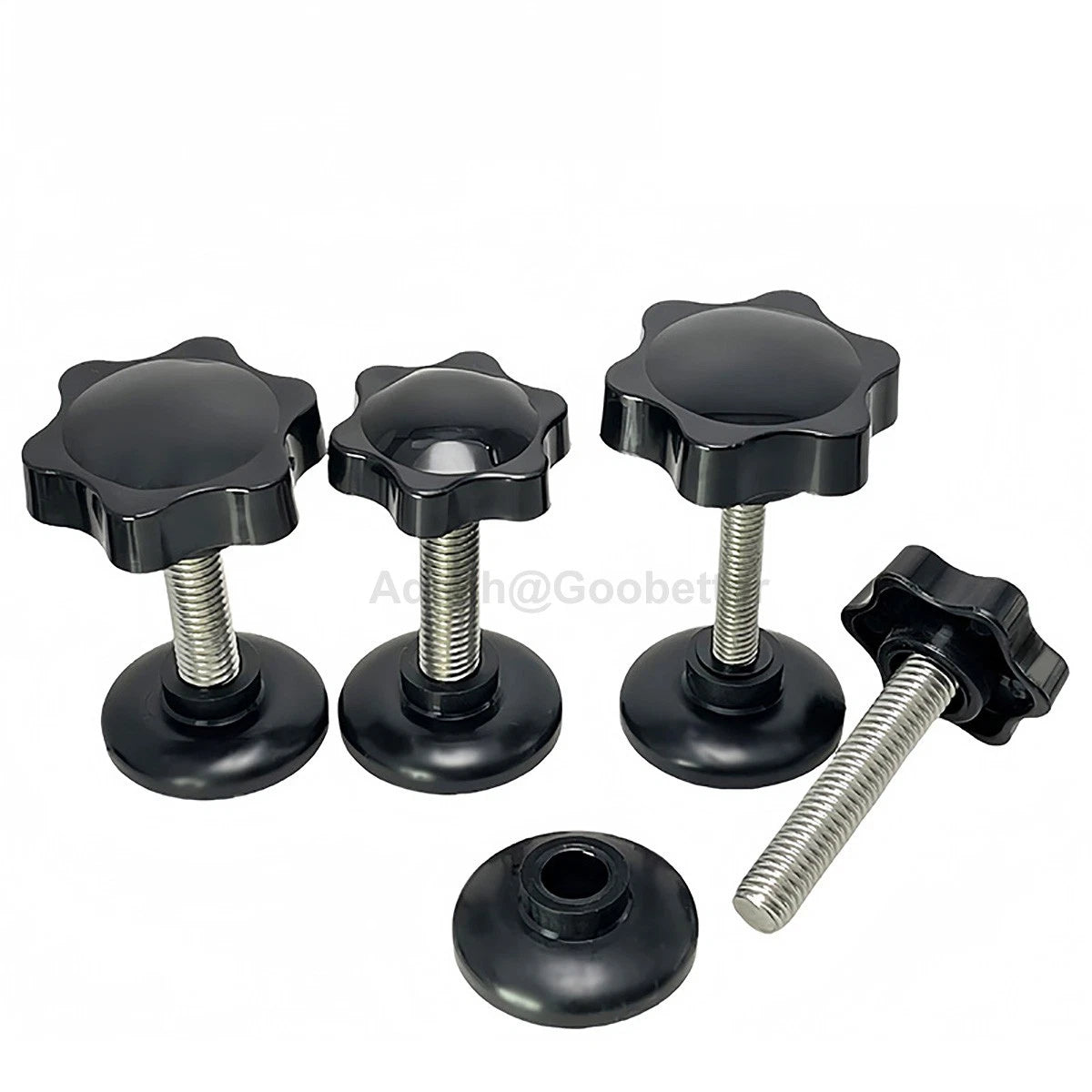 M6 M8 M10 Thumb Screws Hexalobular Star Disc Pressure Plate Hand Grip Knob Bolts