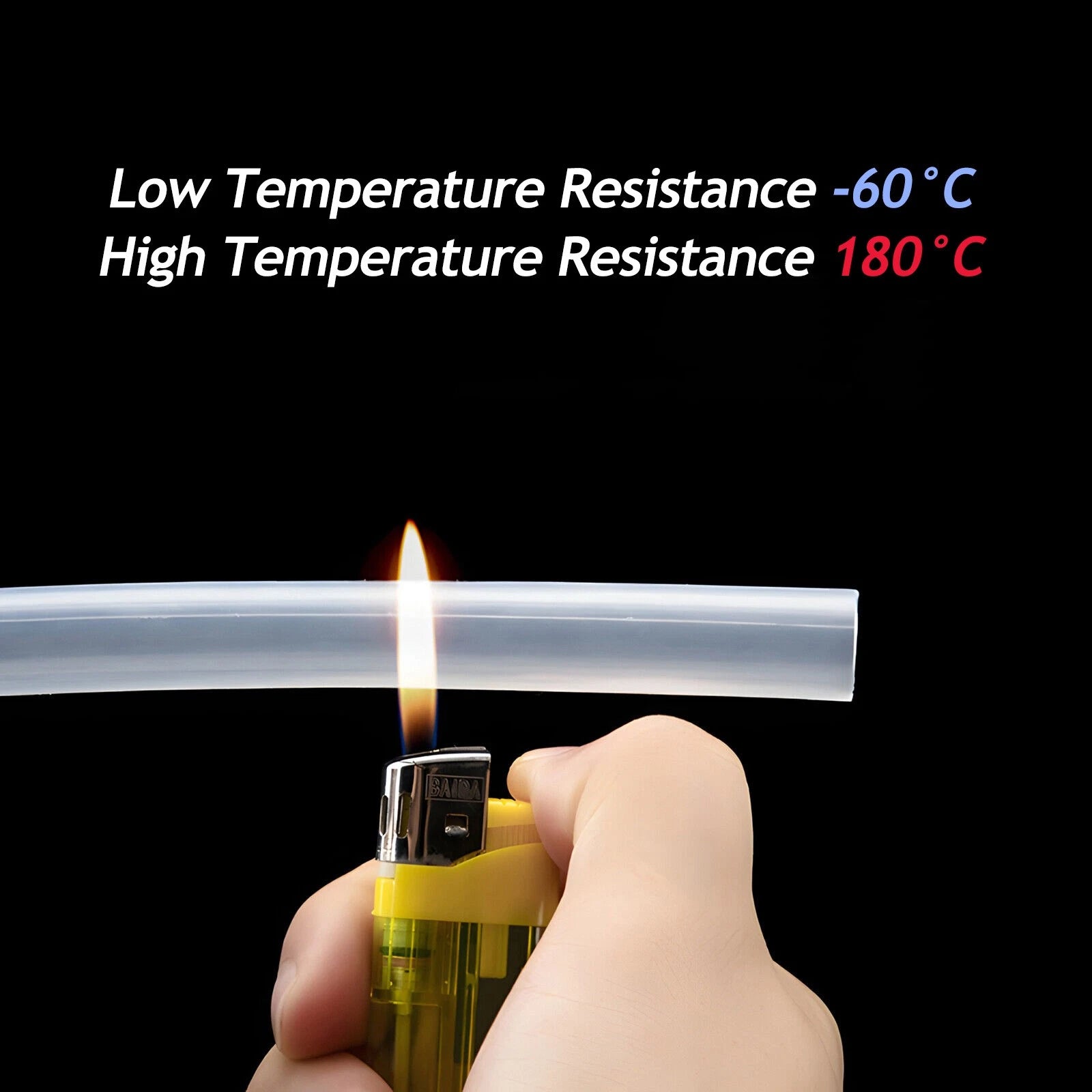 Food Grade Clear Translucent Silicone Tube Heat Resistant Hose Pipe Soft Rubber