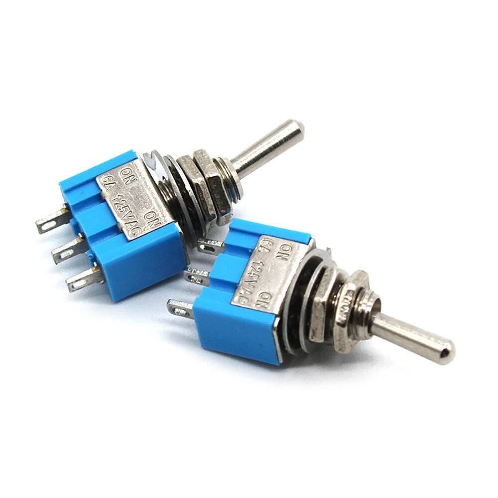 Miniature Toggle Switch SPST On-Off 2 Position — Boat, Car Dash, Model Railway