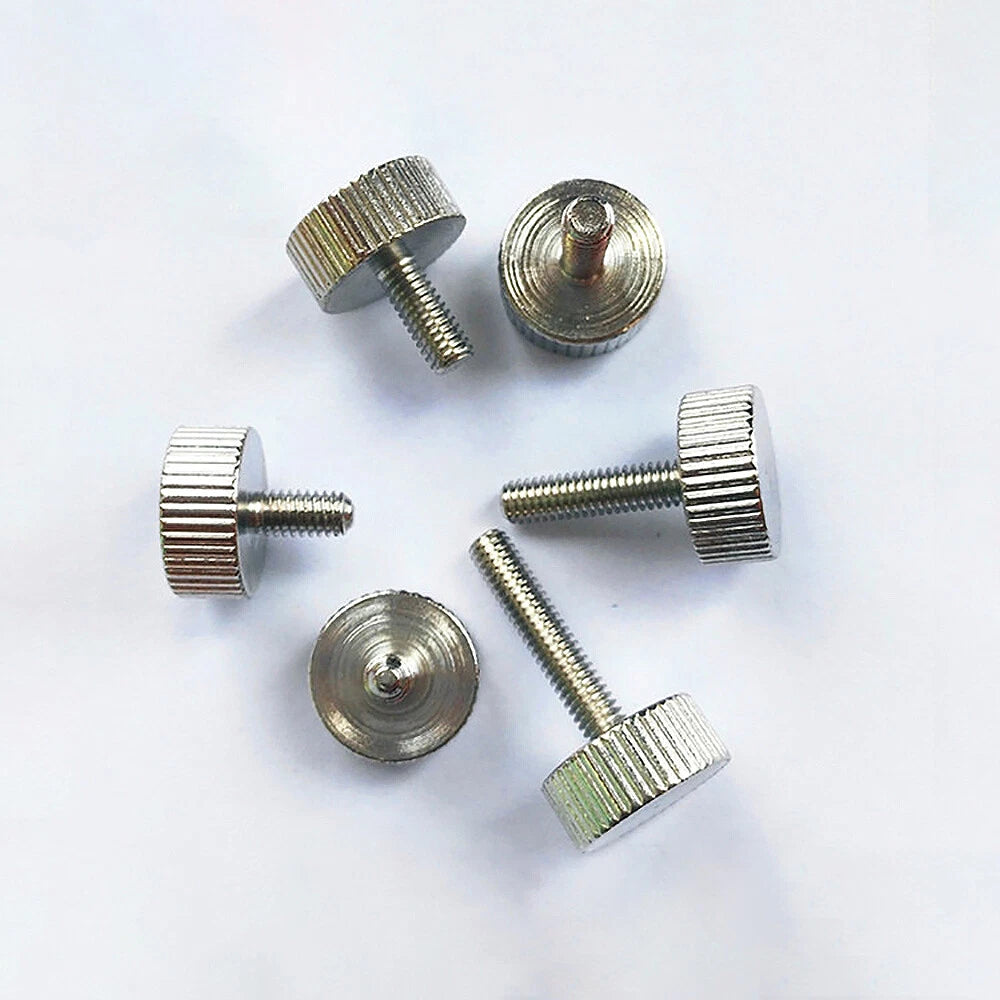 M3/M4x6mm-20mm Set Screws Carbon Steel Knurled Thumb Screw Flat Thumb Screws