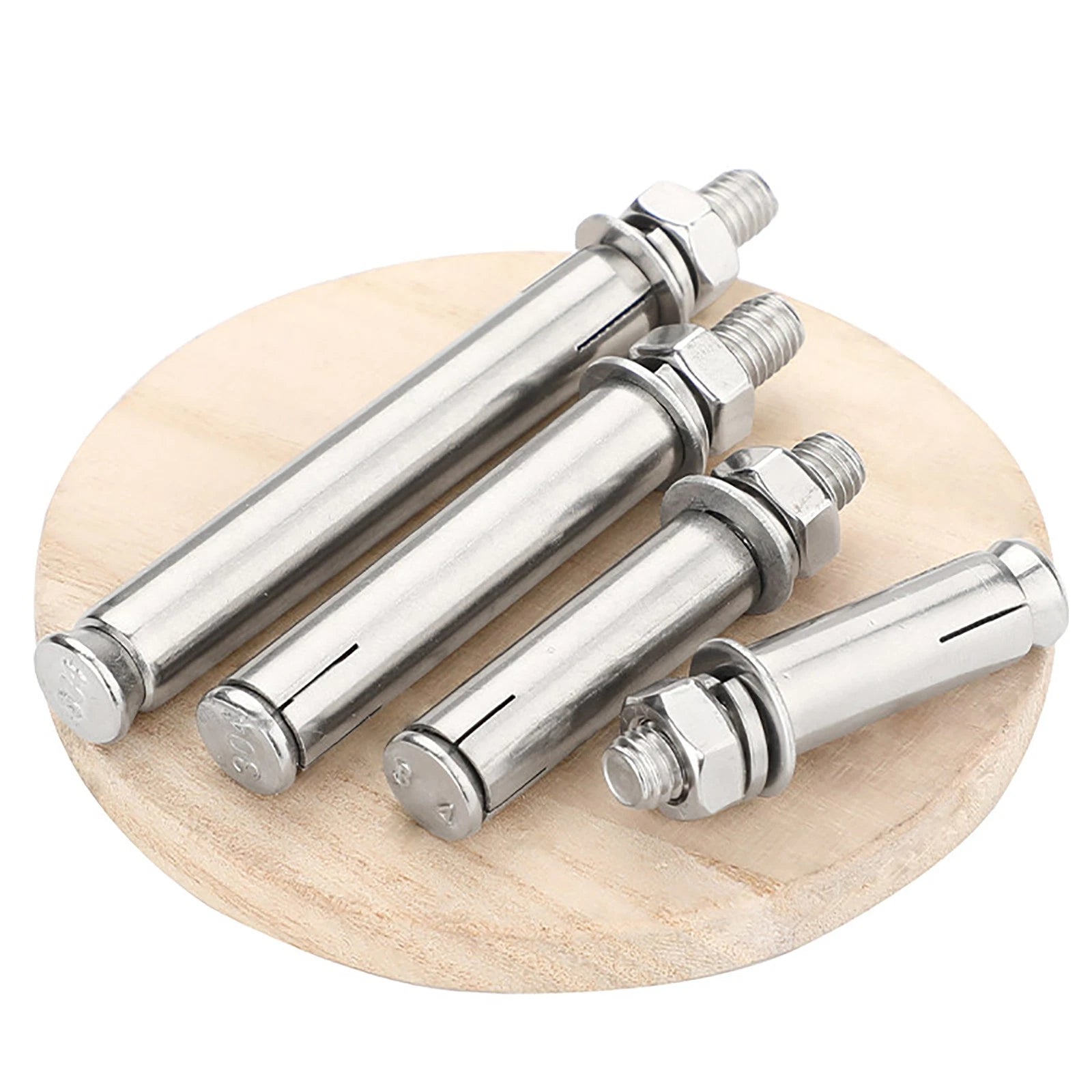 Stainless Steel Expansion Anchor Bolts for Concrete & Masonry — M6 to M16, Extra Long