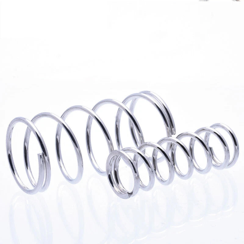 Compression Spring 2.5mm Wire Diameter 22-40mm Dia 30-100mm Length Nickel Plated