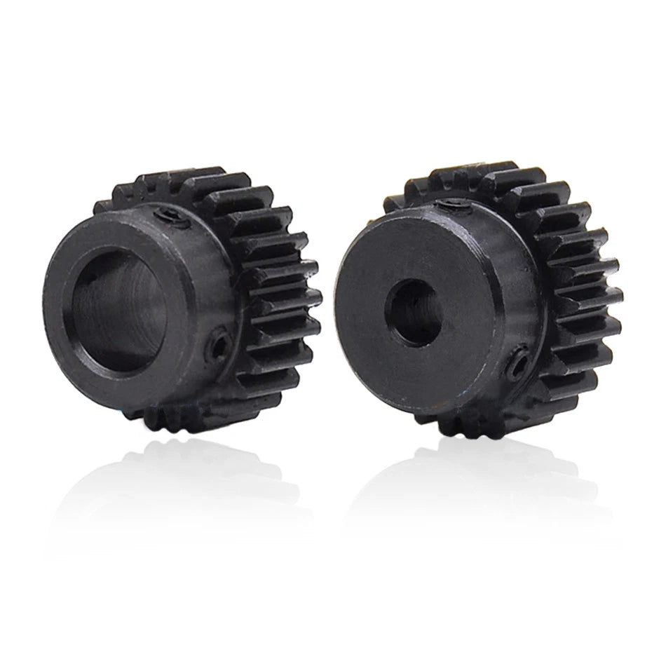Steel Spur Motor Pinion Gear 1M17T Outer Dia 19mm Bore 4/5/6/6.35/8/10mm x1Pcs