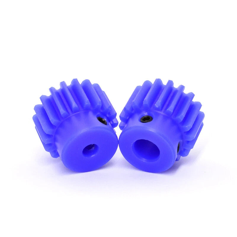 Transmission Spur Gears 1.5Modulus 15-30Tooth Bore 6-12mm Plastic Convex Gears