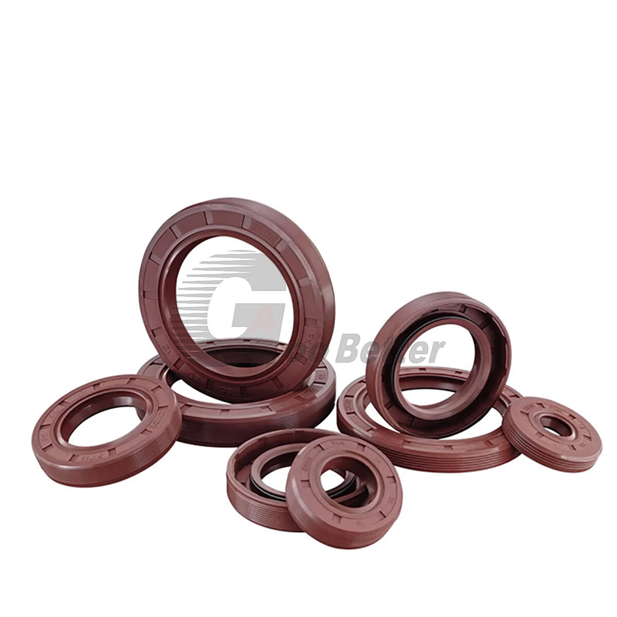 Ø50-120mm TC Skeleton Oil Seal Ring FKM Rubber Double Lip Seals for Rotary Shaft
