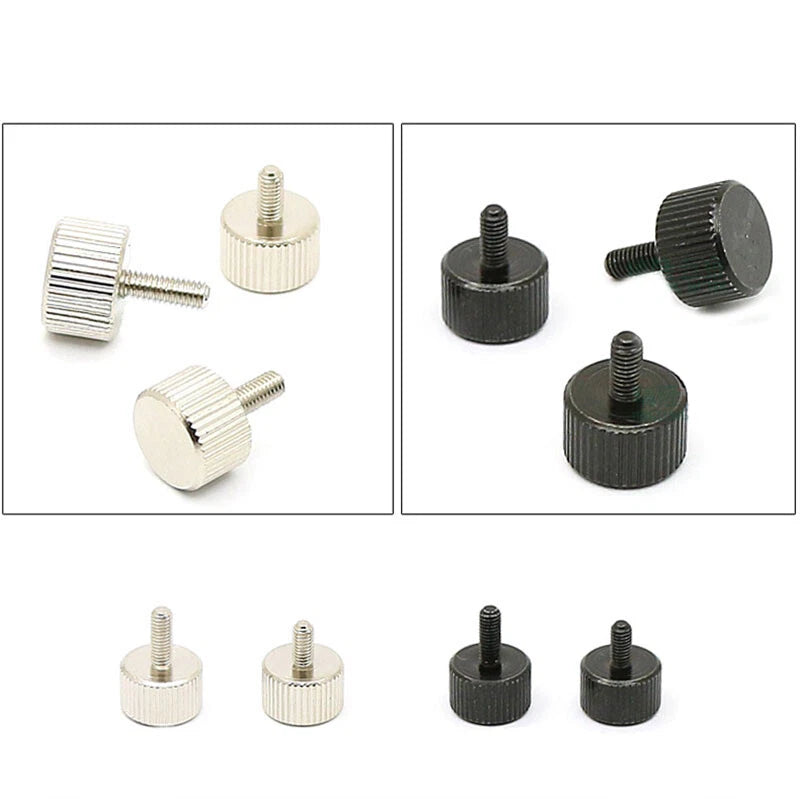 M3 Thumb Screws Carbon Steel Knurled Grip Adjustment Screws
