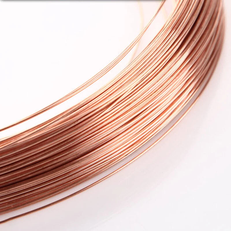 Pure Copper Wire 0.2mm 0.3mm 0.4mm 0.5mm Round Solid Bare Wire Multi-Size DIY