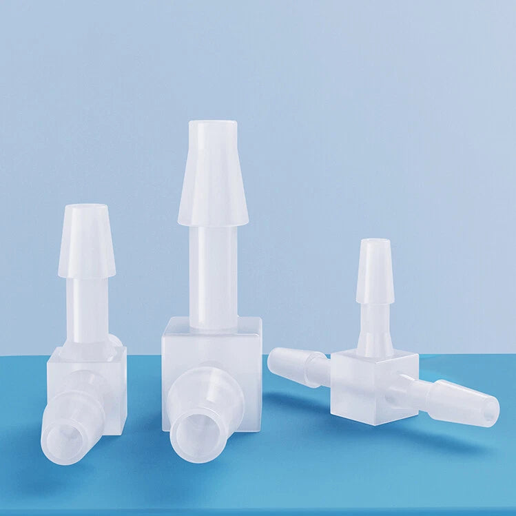 T-Type Three Way Plastic Barbed Hose Connector — Equal Tube Joiner Fitting