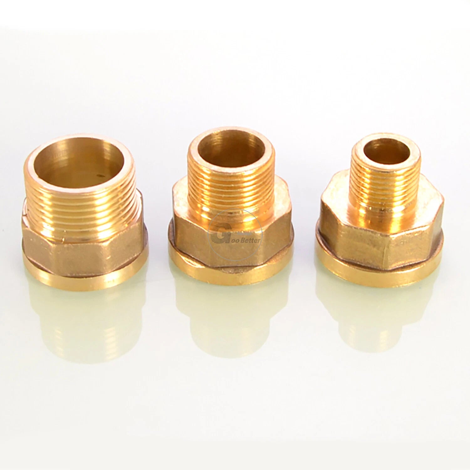 BSPT Reducing Adapter Fittings — Brass Female to Male, 1/8" to 2"