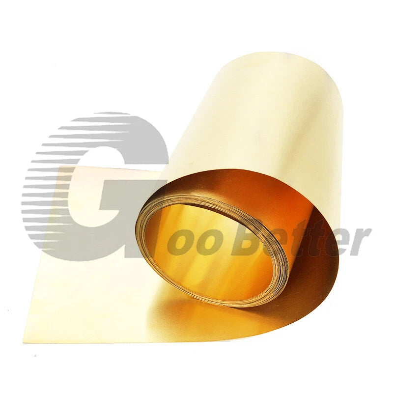 0.5m Brass Sheet Foil Plate Brass Strip Coil Thickness 0.1mm-1mm Breadth 200mm