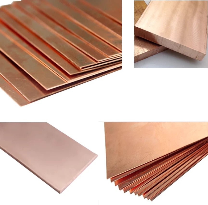 0.5mm-5mm Thick T2 Pure Copper Plate-Sheet Copper Block 35*50 55*100 100*200mm - HomeDIYer