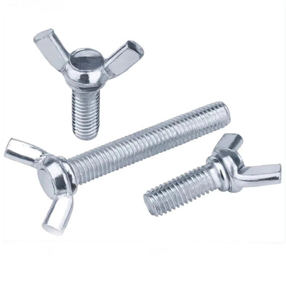 Butterfly Wing Bolts Screws Thumb Screws M4 M5 M6 M8 M10 Wing Bolts Zinc Plated