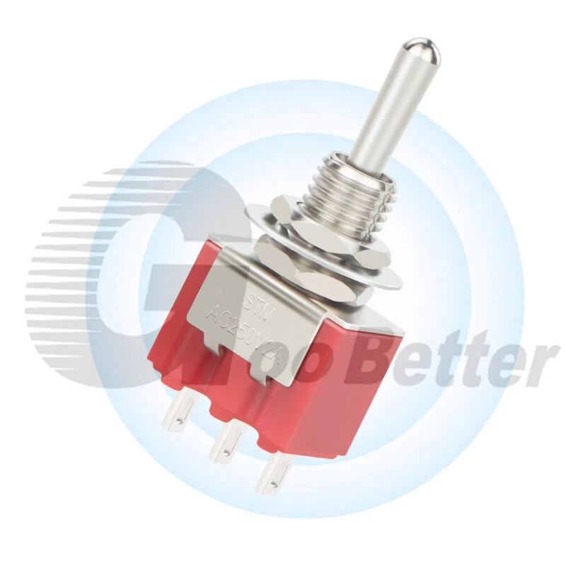 DPDT Mini Toggle Switch – 2 or 3 Position, 6-Pin, 125V/250V | Boat, Car & DIY
