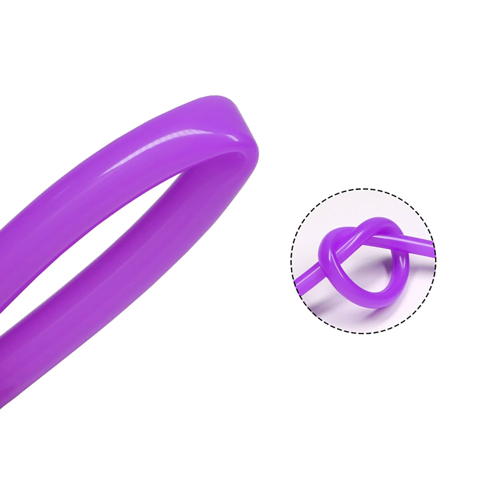 Purple Silicone Tube Hose Pipe Food Grade Soft Rubber Flexible Tubing 2mm-8mm