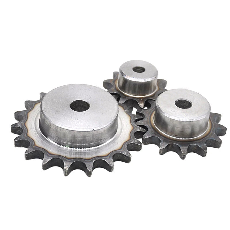 12A Sprocket Wheel 10~26T Roller Chain Sprockets Pitch 19.05mm 45#-A3# Steel