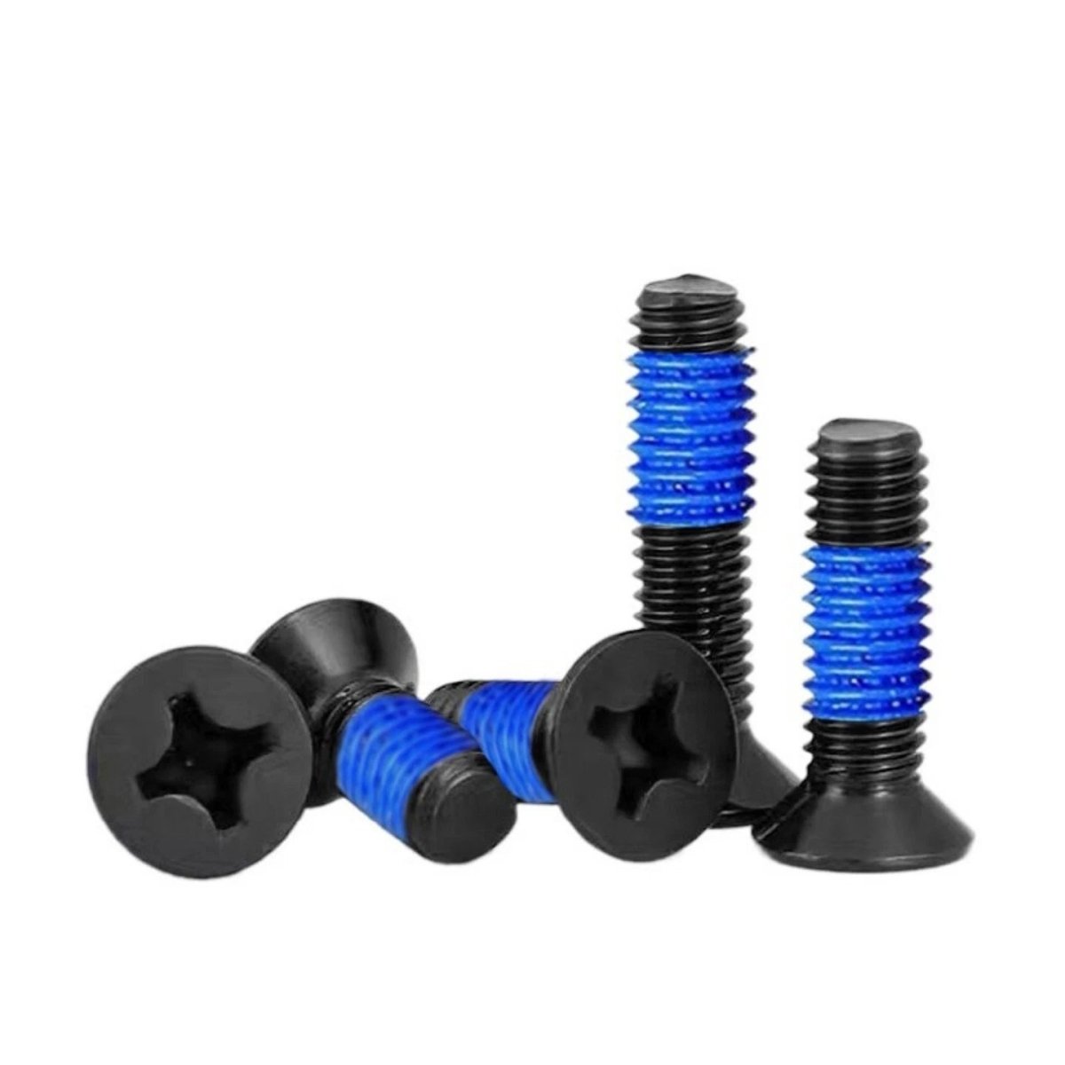 M1.2–M6 Phillips Flat Head Machine Screws | Carbon Steel | Black & Nickel Plated - HomeDIYer