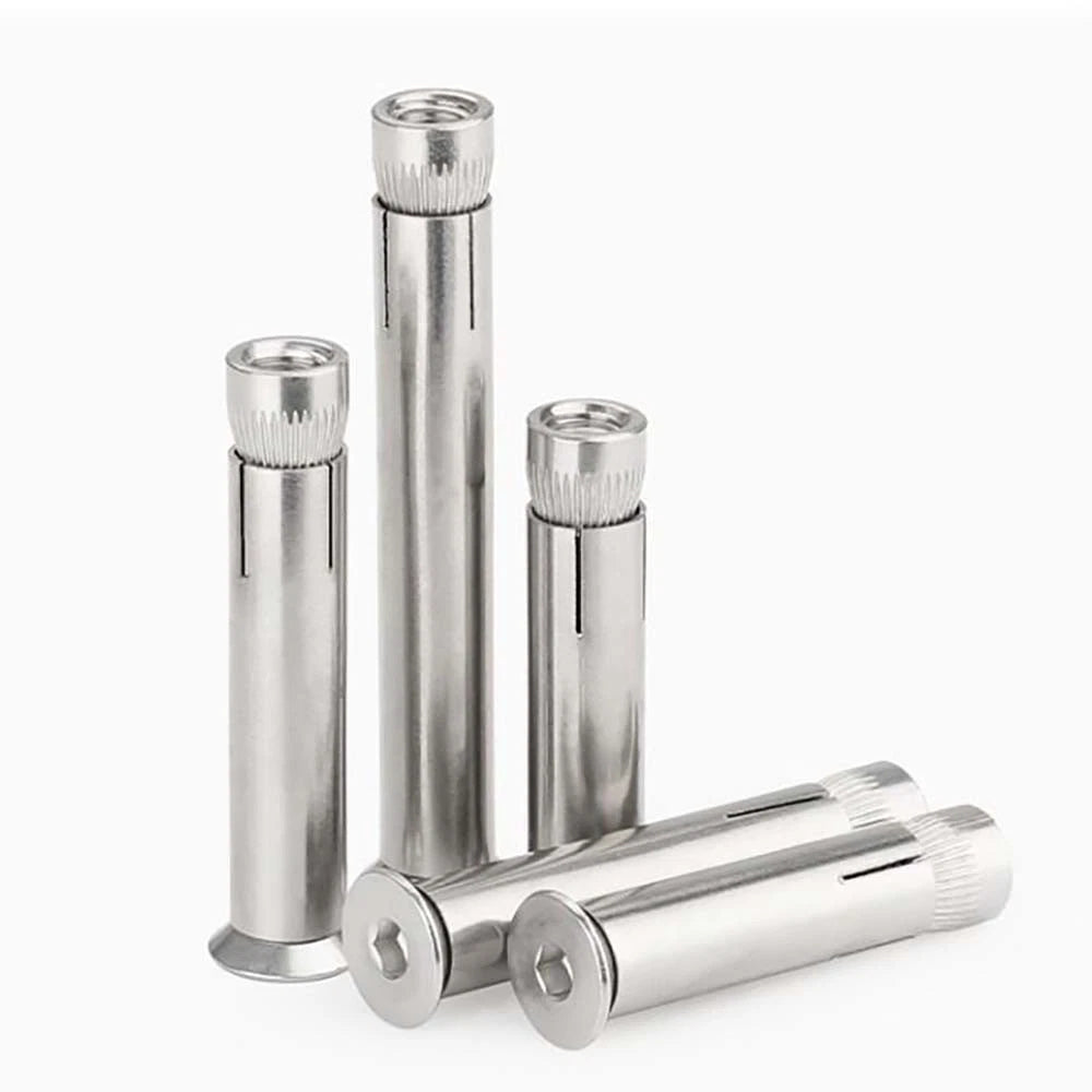M6–M12 Countersunk Expansion Bolts | 201 Stainless Steel Hex Socket Sleeve Anchors