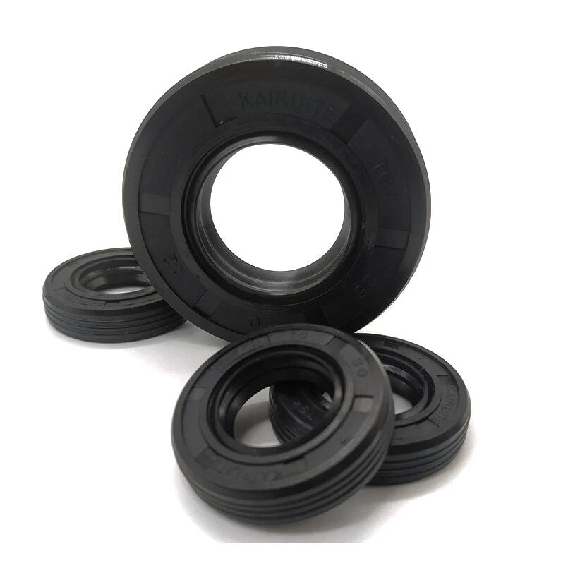 Rotary Shaft Oil Seal TC/FB NBR Nitrile | 8mm-65mm ID | 1-3 Pcs