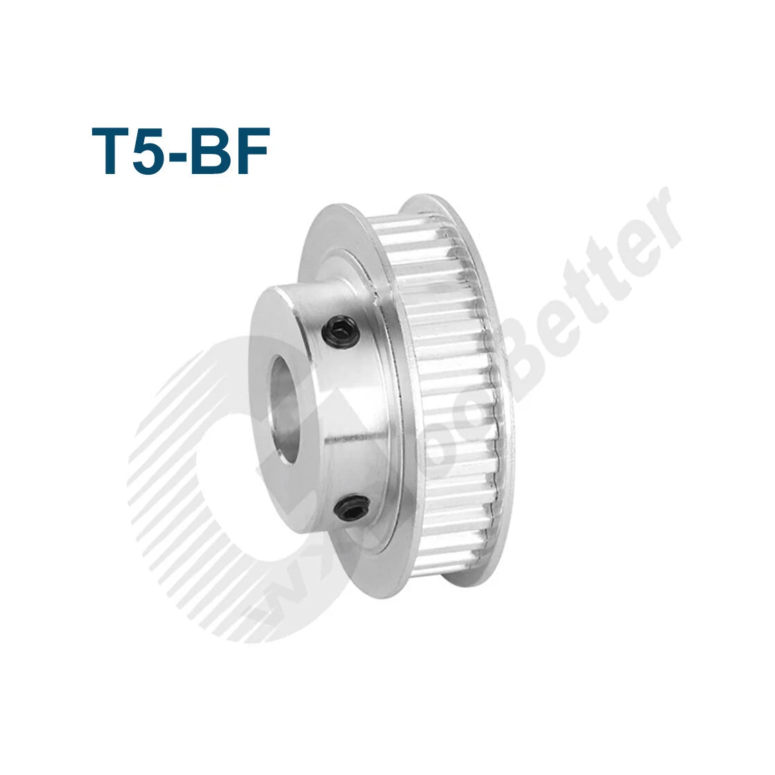T5 15mm Timing Belt Smooth Tooth Drive Pulley 20T 22T~30T Bore=5mm~20mm w Step