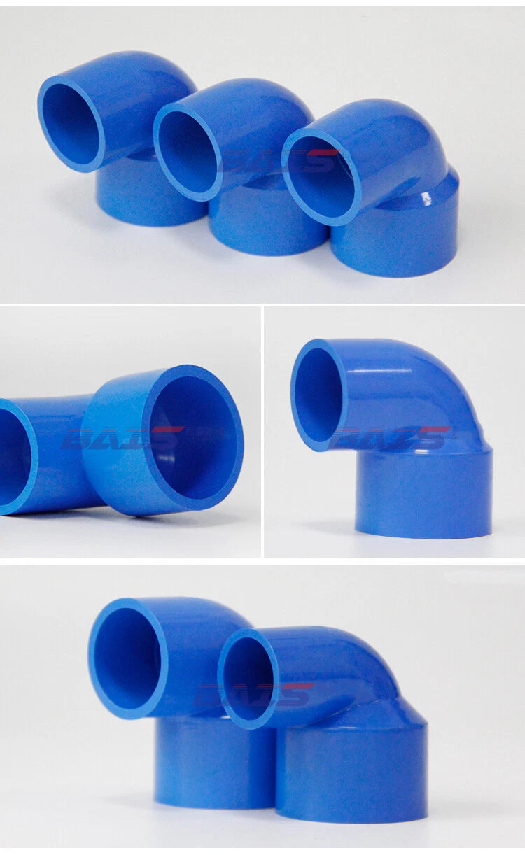 90° Degree PVC Reducing Elbow Adhesive Sleeve Pipe Fittings Aquarium Pond Tank