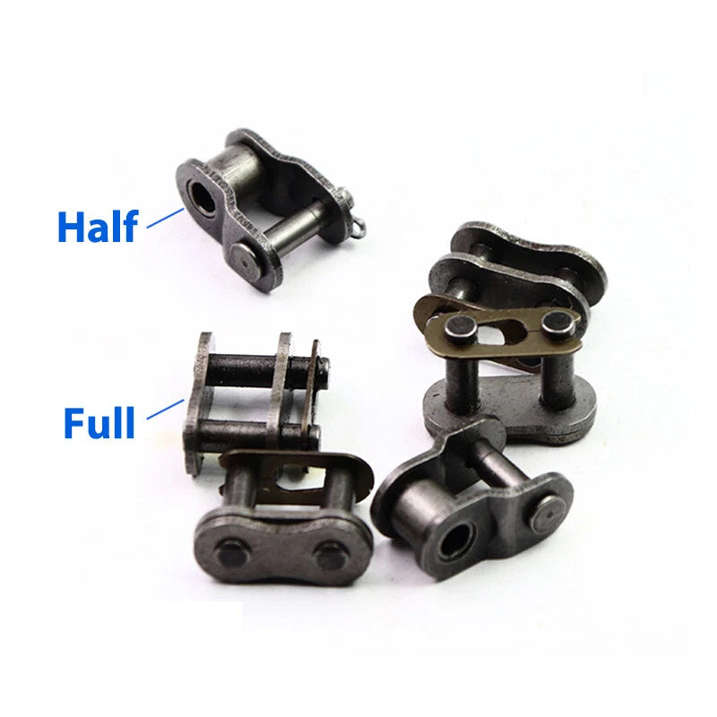 Chain Connecting Links Standard Carbon Steel Roller Chain Fast Post Full/Half