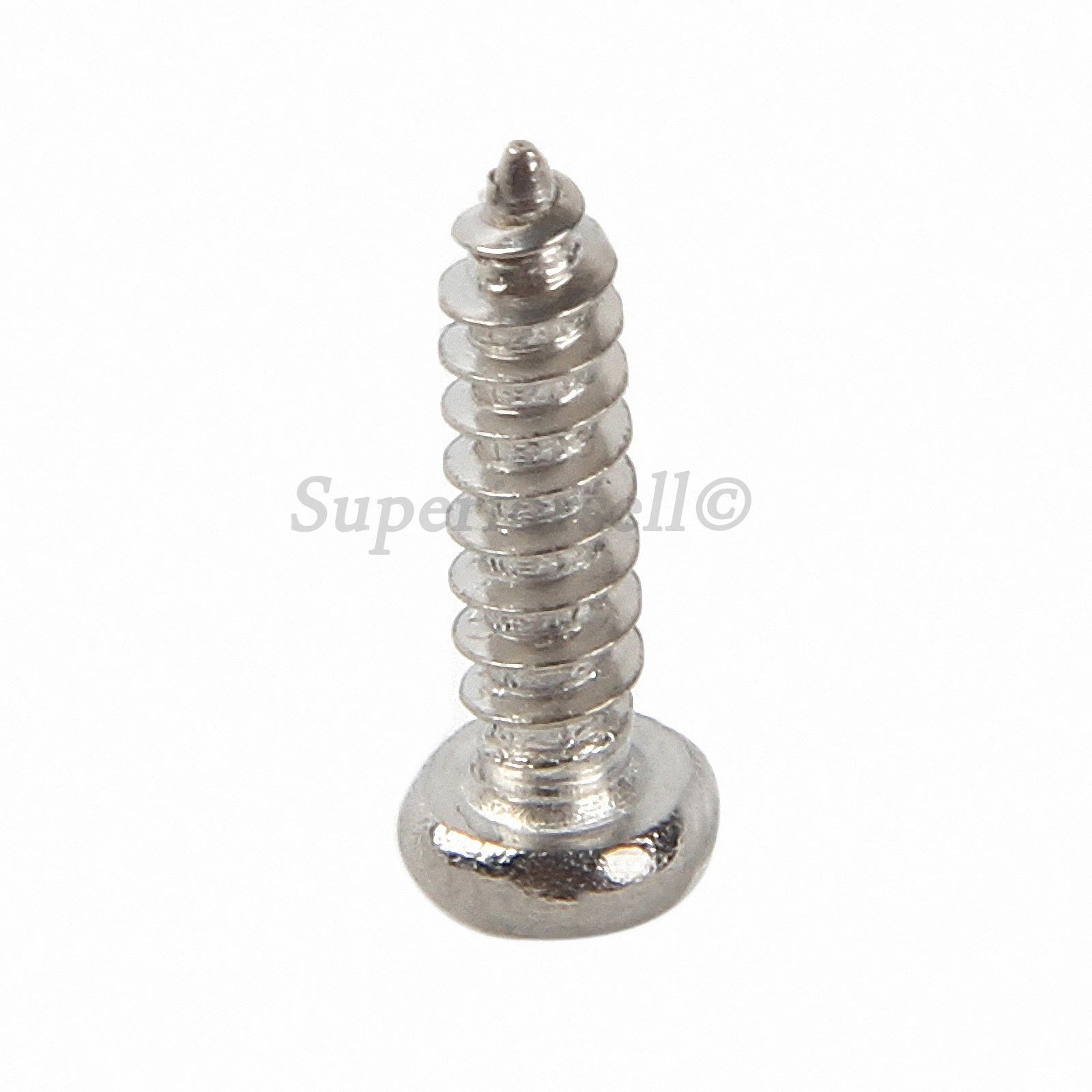 M1 M1.7 M2 M3 Phillips Pan Head Sheet Metal Self Tapping Screws Ni Plated Steel