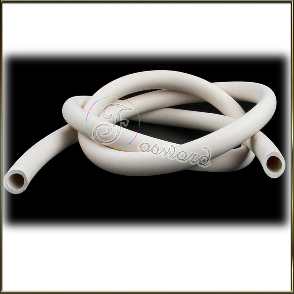 White Rubber Vacuum Tube — Laboratory Hose Pipe for Water, Oil & Fuel Line (ID 2–25mm)