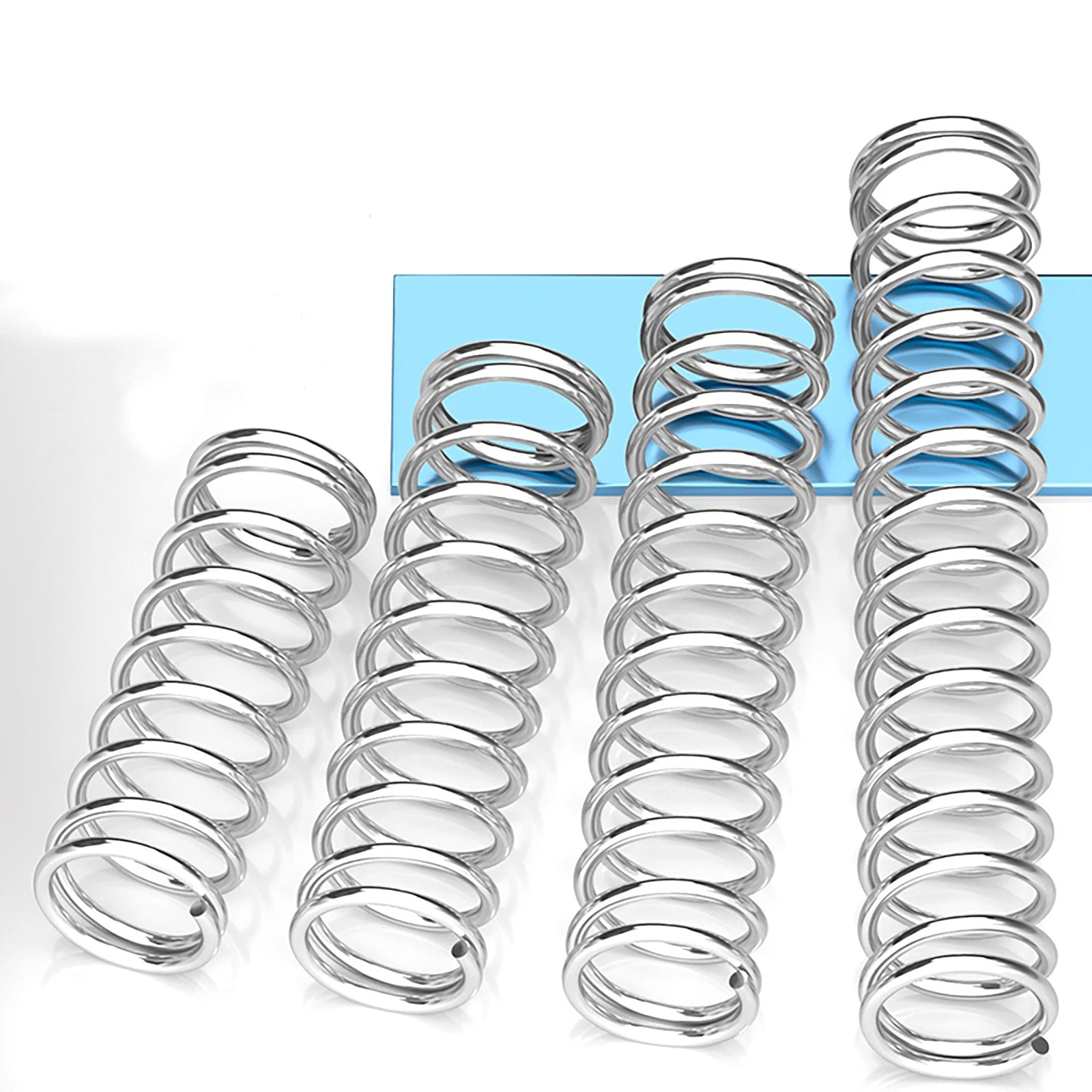 10pcs A2(304) Stainless Steel Compression Pressure Small Springs 0.3/0.4/0.5mm