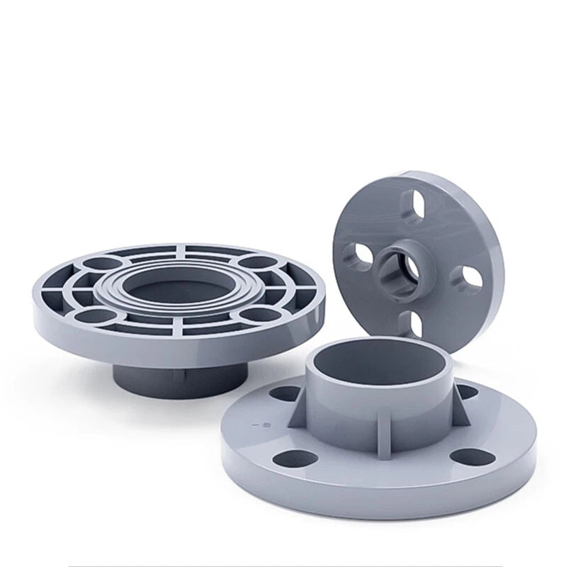 PVC Floor Flange Pipe Fitting Color Wall Mount Fittings Solvent Weld 20mm~200mm