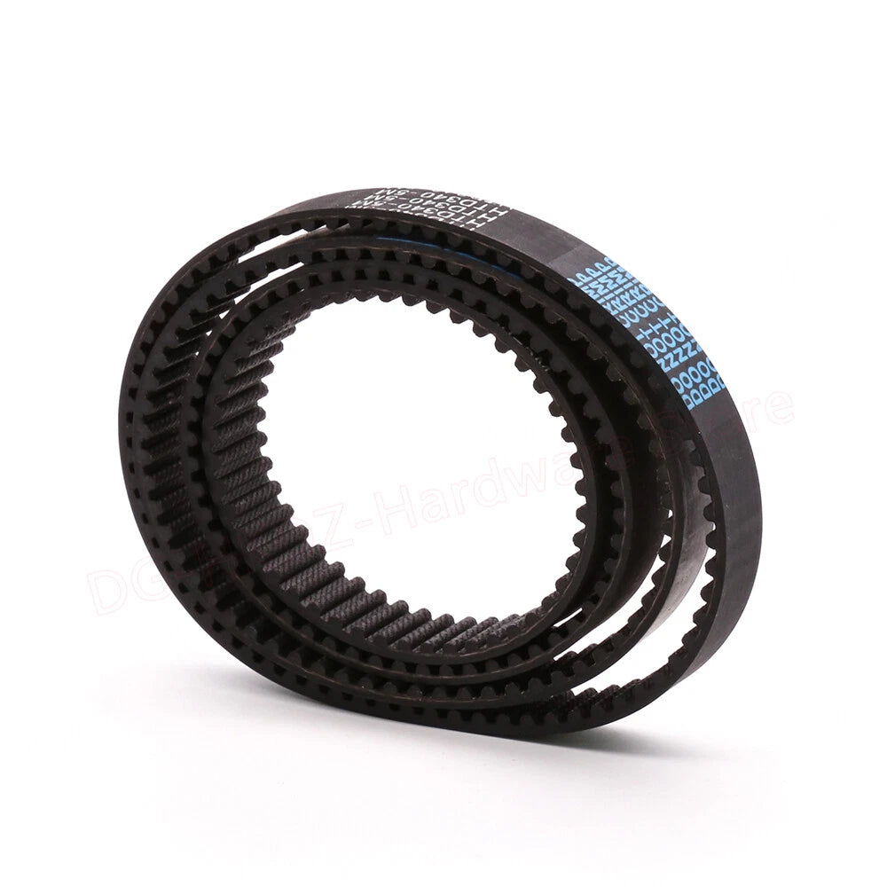 HTD 5M Closed Loop Timing Belt — 15mm Wide, 180–460mm Perimeter