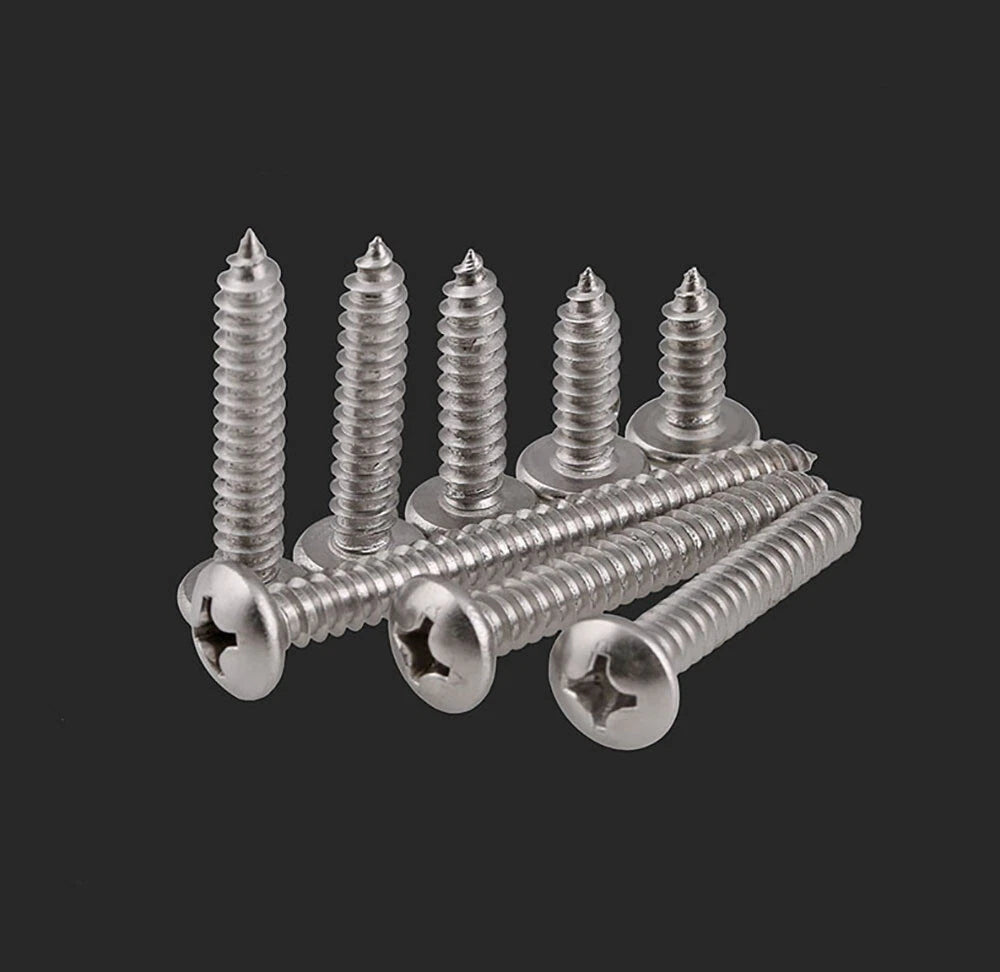 M6 M8 Pan Head Self Tapping Screws – 304 Stainless Steel