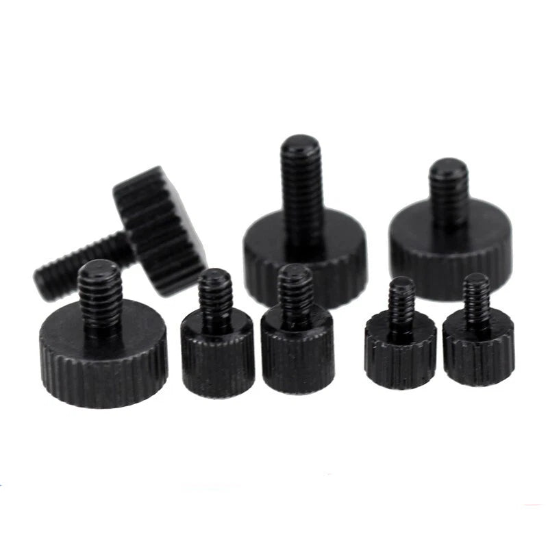 M1.6–M5 Cheese Head Knurled Thumb Screws | Hand Knob Bolts | 10 Pcs - HomeDIYer