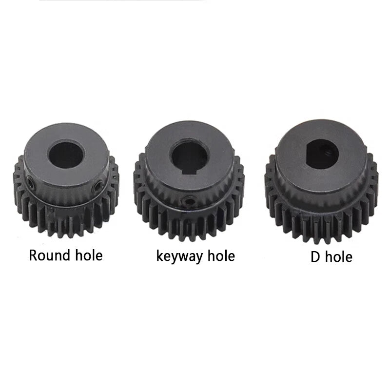 Mod 1.5 Steel Pinion Gear Spur Gears 15-80 Teeth 5-30mm Bore With Screw Hardened